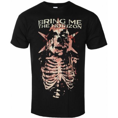 Rock Off tričko pánské Bring Me The Horizon Skull Muss Black BMTHTS96MB – Zboží Mobilmania
