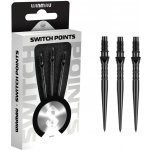 Winmau Switch Point Wave černé 40mm 3ks – Zboží Mobilmania