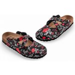 FORcare obuv zdravotní101059 černá potisk láska – Zboží Dáma FORcare obuv zdravotní101059 černá potisk láska – Zboží Dáma