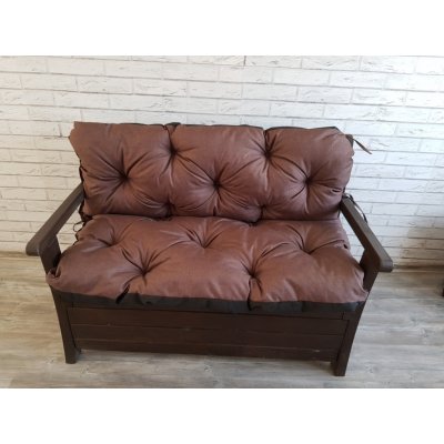 Mybesthome ELIAS HNĚDÁ 100x60x50 cm – Zboží Dáma