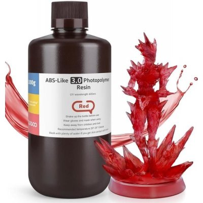 Elegoo ABS-like Resin V3.0 1KG Red 50.103.0152 – Zboží Živě