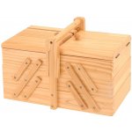 n/n Dřevěný box na šicí potřeby - klasický s 5 přihrádkami – Zboží Mobilmania