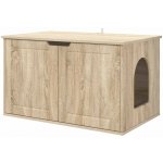 VidaXL Kočičí dům Sonoma 85 x 55 x 50,5 cm – Hledejceny.cz