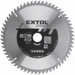 EXTOL CRAFT Kotouč pilový s SK plátky, 250x1,8x30mm, 60T, šířka SK plátku 3,1mm – Zboží Dáma