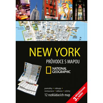 New York Průvodce s mapou National Geographic – Zboží Mobilmania