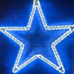 DECOLED LED světelný motiv hvězda ledově bílá pr. 70 cm uchycení na EFCON – Hledejceny.cz