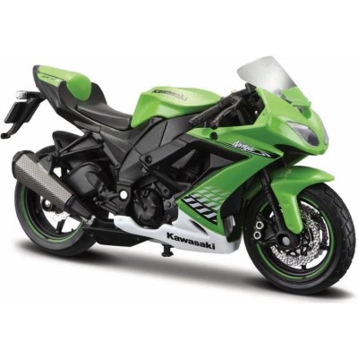 Maisto Kawasaki Ninja ZX-10R Zelená 1:18 – Zboží Mobilmania