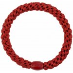 KKNEKKI Gumička do vlasů Kknekki Burned Red, červená barva, textil – Zboží Dáma