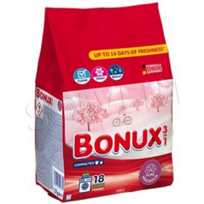 Bonux Pure Magnolia prací prášek na barevné prádlo 18 PD 1,17 kg – Zboží Dáma