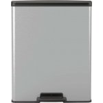 Curver Deco BIN 65L Odpadkový koš 48,6 x 31,6 x 61,5 cm stříbrný 01128-C70 – Zboží Dáma