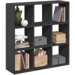 vidaXL Knihovna/dělící stěna černá 102x29x103,5 cm kompozitní dřevo – Sleviste.cz