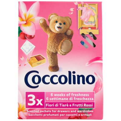 Coccolino vonné sáčky do oblečení Frutti Rossi 3 ks – Zboží Dáma