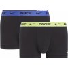 Boxerky, trenky, slipy nike trunk 2pk-everyday cotton stretch 2pk 0000KE1085-EWM Černá