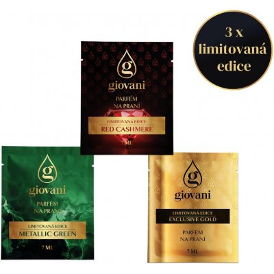 Giovani koncentrovaný parfém na praní 3 limitky x 7 ml – Zboží Mobilmania