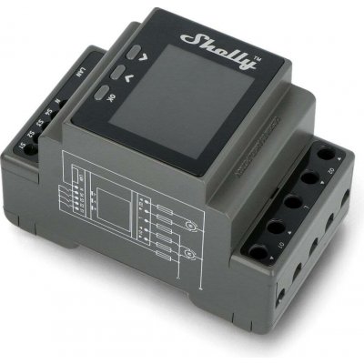 Shelly Pro Dual Cover Shutter PM modul pro DIN lištu pro ovládání 2 motorů (LAN, WiFi, Bluetooth) SHELLY-PRO-DUAL-CS-PM – Zboží Živě