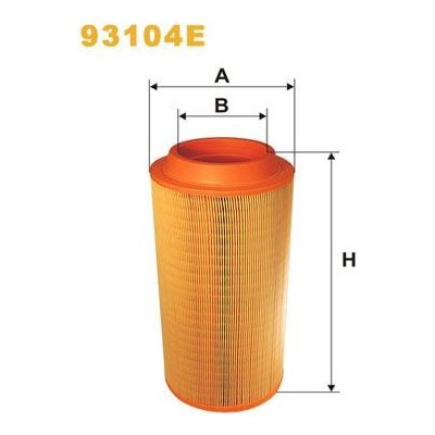 Vzduchový filtr WIX FILTERS 93104E – Hledejceny.cz
