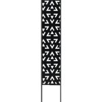 Opora pro popínavé rostliny Lafiora Triangel kovová 20 x 100 cm černá – Hledejceny.cz