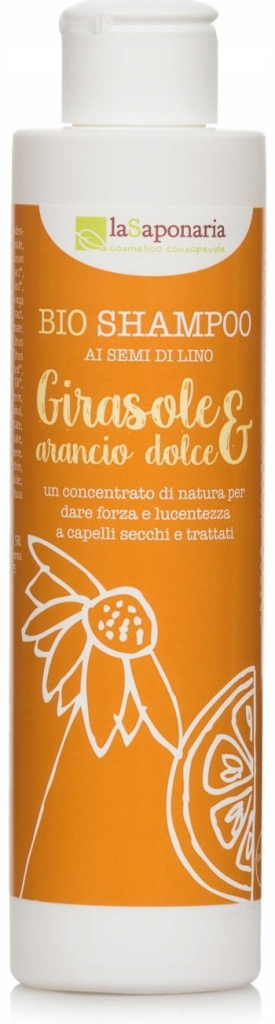 laSaponaria šampon se slunečnicí a sladkým Pomerančem 200 ml