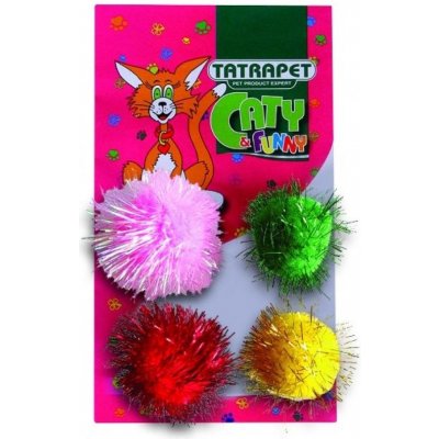 Tatrapet Míček pro kočku 4cm 4ks – Hledejceny.cz