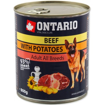 Ontario Beef Potatos Sunflower Oil 0,8 kg – Zbozi.Blesk.cz