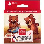 KOH-I-NOOR 8272 voskovky trojhranné tenké 8,2 mm 12 ks – Hledejceny.cz