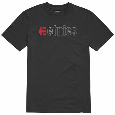 Etnies pánské tričko Ecorp Black Red White