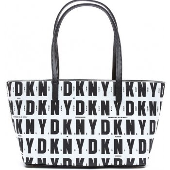 DKNY kabelka Top Zip shopper černo bílá