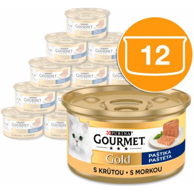 Gourmet Gold s krůtou paštika 12 x 85 g – Zboží Mobilmania