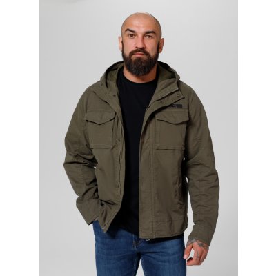 PitBull West Coast pánská bunda Fallon olivová – Sleviste.cz