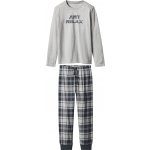 Esmara flanelové pyžamo sv.šedé – Zboží Dáma