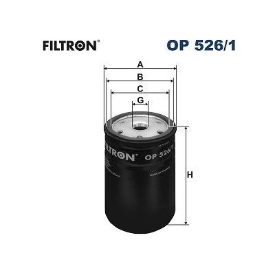 Olejový filtr FILTRON OP 526/1 – Zbozi.Blesk.cz