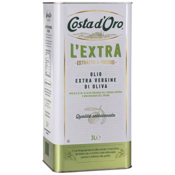 Costa d'oro L'extra panenský olivový olej 3 l