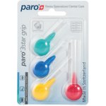 Paro 3Star Grip trojhranné mezizubní kartáčky 4 ks mix – Sleviste.cz