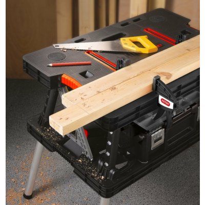 KETER stůl pracovní 85*55*11cm skládací 17182239 – Zboží Dáma