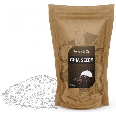 Protein&Co. BIO chia semínka 200 g – Zbozi.Blesk.cz