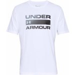 Under Armour TEAM ISSUE WORDMARK SS bílé 1329582-100 – Zboží Mobilmania