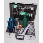 Barmanský kufr - světle modrý metal – Zboží Mobilmania