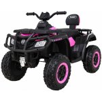 mamido Dětská elektrická čtyřkolka XT-Speed 4x80W 24V růžová – Zboží Mobilmania