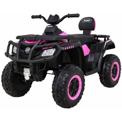 mamido Dětská elektrická čtyřkolka XT-Speed 4x80W 24V růžová – Zboží Mobilmania