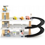 EcoToys Velká garáž parkoviště s výtahem auta vrtulník myčka – Sleviste.cz