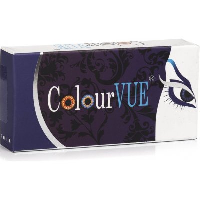 MaxVue ColorVue Glamour Aqua tříměsíční dioptrické 2 čočky