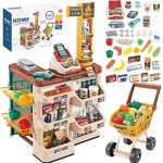 Woopie Store Supermarket s vozíkem Hmotnost Registrační pokladna Skener – Sleviste.cz
