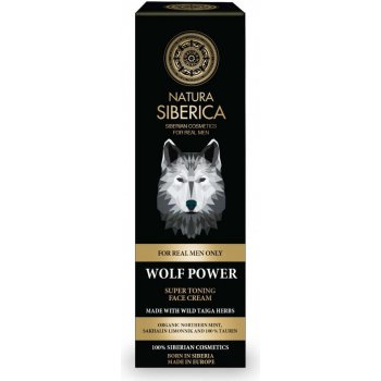 Natura Siberica Men Line Super tonizující krém na obličej Síla vlka 50 ml