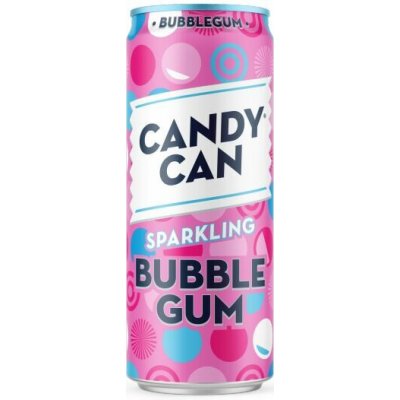 Candy Can Bubblegum sycená limonáda s příchutí žvýkačky 330 ml – Zbozi.Blesk.cz
