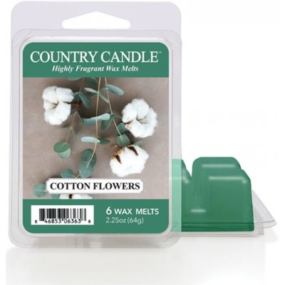 Country Candle Cotton Flowers vosk do aromalampy 64 g – Zboží Dáma