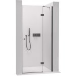 CERANO Marino L/P černá matná, transp.sklo 100x190 cm CER-420243 – Hledejceny.cz