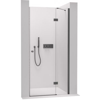 CERANO Marino L/P černá matná, transp.sklo 100x190 cm CER-420243 – Hledejceny.cz