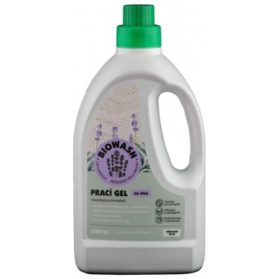 BioWash Prací gel levandule/lanolín na vlnu 1500 ml – Zboží Dáma