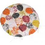 Bellatex BERTA kulatý prošívaný Hnědá,Vínová,Oranžová 40 cm – Hledejceny.cz