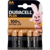 Baterie primární Duracell Plus AA 4ks MN1500B4